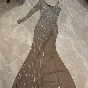 Gold and sparkles small transparent gorgeous